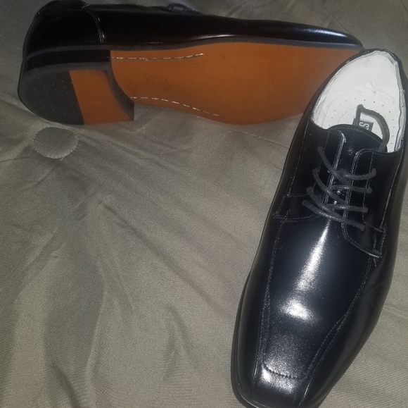 Mens Stacy Adams Black Dress Shoes 